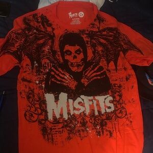 Red Misfits Graphic T-Shirt